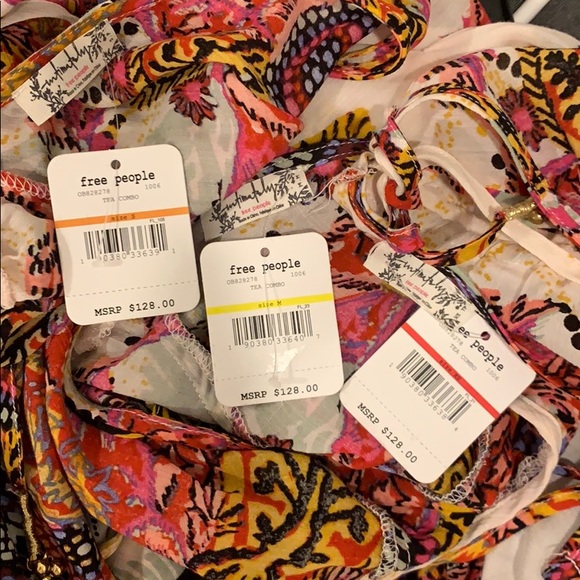 Free People NWT Wildflower Print Slip Dress $128 - Picture 8 of 8